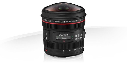 Obiettivo canon 15mm - canon, 8-15mm/4l