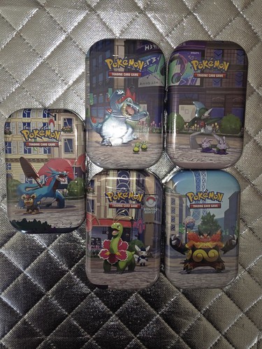 Pokemon lumiose city mini - mini, tin