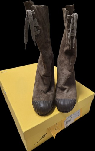 Fendi stivaletti donna pelle - stivaletti,