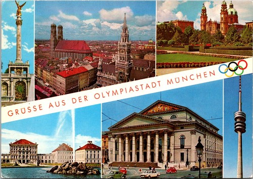 Cartolina continentale monaco - cartolina,