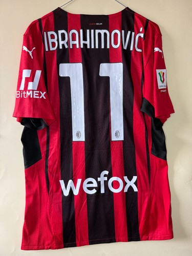 Ibrahimovic milan match worn - ibrahimovic,