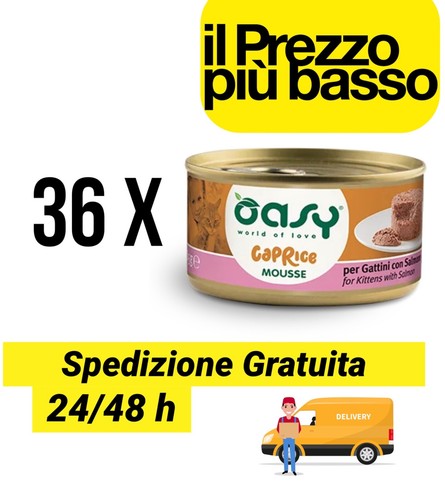 Scatolette oasy gatto - 36,