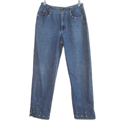 Jeans decorativi con borchie