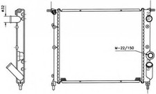 Radiatore Acqua Per RENAULT 19