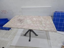 Tavolo da pranzo 48"x30" quarzo rosa su misura arredo sala da pranzo fatto a mano