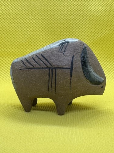 Scultura bisonte lisa - scultura, larson