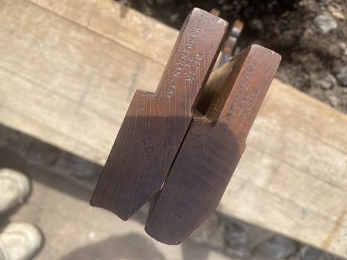 Antique solid pair of - pair,