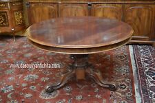 Antico tavolo tondo in noce