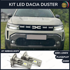 KIT LED H7 DACIA DUSTER MK3 6500K NO AVARIA ABBAGLIANTI 6000 LUMEN LUCE BIANCA