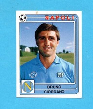 PANINI CALCIATORI 1986/87-Figurina n. 213- GIORDANO -NAPOLI-CON VELINA