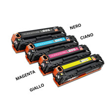KIT 4 Toner CB540A compatibile