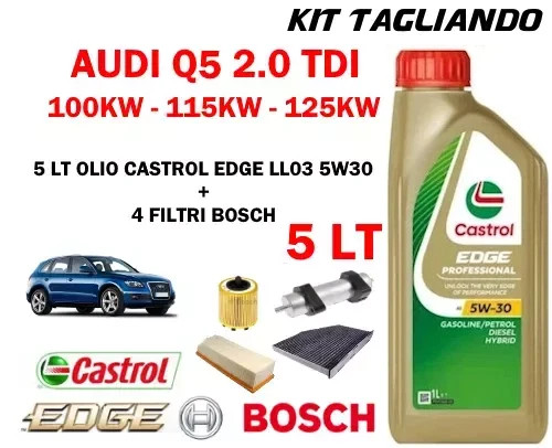 Kit tagliando olio castrol - kit,