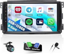8 CORE 6+128G Android 13 Autoradio Auto Mercedes-Benz Smart Fortwo 451 2005-2010