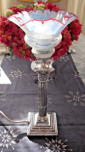 Lampada tavolo argento - da,
