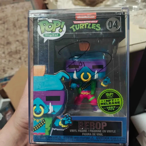 Firmato funko pop tmnt bebop - firmato,