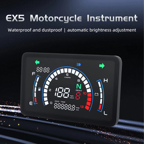 Tachimetro moto lcd - moto,