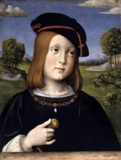 Dipinto olio giovane in