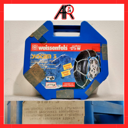 Catene neve misure auto - da,