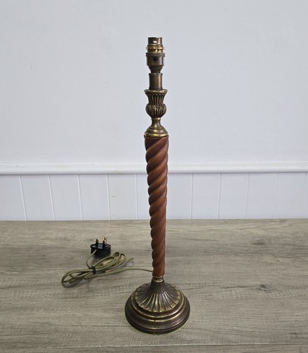 Vintage barley twist wooden - barley,
