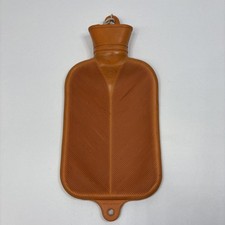 Borsa acqua calda Pirelli in gomma Arancione vintage Design Made In Italy #21