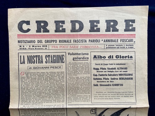 Credere notiziario gruppo - -,
