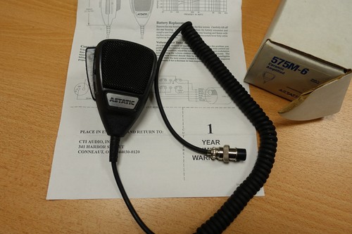 One vintage ham microphone - ham,