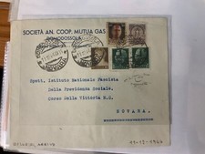 STORIA POSTALE RSI valori gemelli e recapito firmata