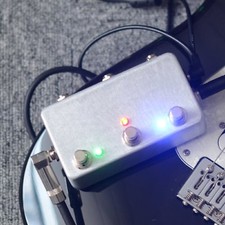 Scheda interruttore a pedale 3 loop chitarra fatta a mano Looper-vera selezione canali bypass!