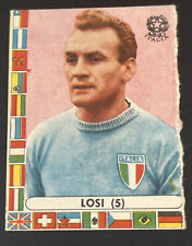 FIGURINA  LAMPO  1962 MONDIALE CILE LOSI ITALIA N 5 NUOVA 