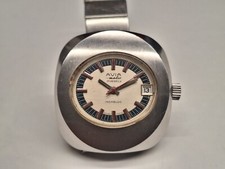Avia Matic orologio vintage uomo meccanico automatico 37 mm cal FHF 905 anni 70
