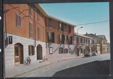 Cartolina Casalbeltrame Via Vittorio Emanuele Tabacchi AUTO BICICLETTE AC1313