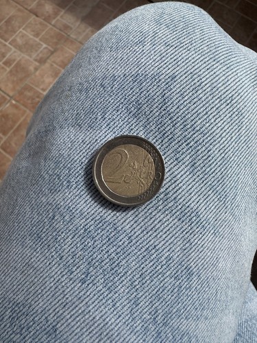 Moneta due euro bacca e - ,