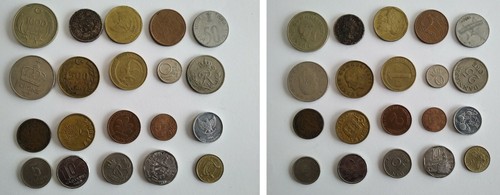 Lotto 20 monete varie - 5,