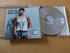 Autografo firmato CRAIG DAVID