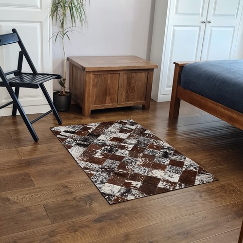 Tappeto patchwork pelle - tappeto,