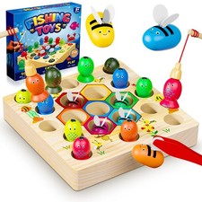 Gioco Pesca Legno Giocattolo 2