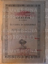 A2023 COMO MARIANO COMENSE BANCA CASSA RISPARMIO DEPOSITO 1919 CERALACCA 20x29CM