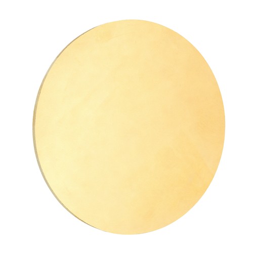 Piastra tonda ottone - tonda, in