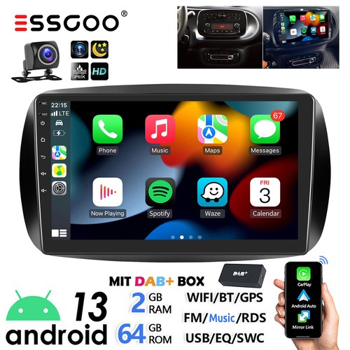 Dab carplay autoradio 64g - dab+,