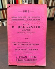 DITTA G. BELLAVITA MILANO 1913