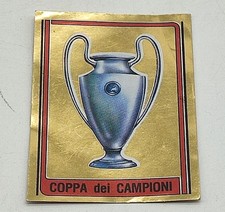 CALCIATORI 1980-81 Panini 577 COPPA DEI CAMPIONI  Scudetto  NUOVA con velina