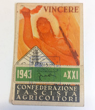 1943 - TESSERA CONFEDERAZIONE