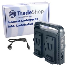 Caricabatteria V-Mount Li-Ion 4 canali per Sony PMW-320L PMW-350K PMW-350L PMW-400K