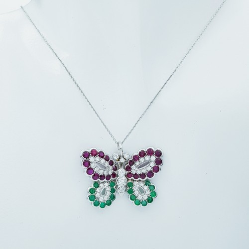 Collana ciondolo oro - in, bianco
