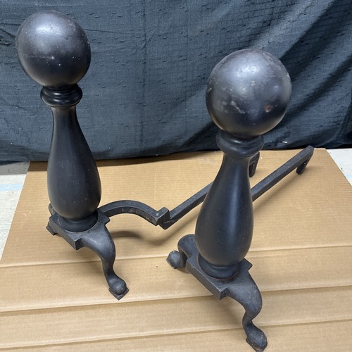 Andirons ghisa nera - in,