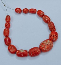 Corallo rosso naturale - , perle