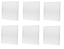 6 Pannelli A Led 48W Quadrati 60 X 60 Cm Plafoniera Ad Incasso A Luce Calda