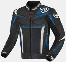 BERIK Moto MotocicloCE Protetto Armatura Sport Uomini Replica Pelle Giacca