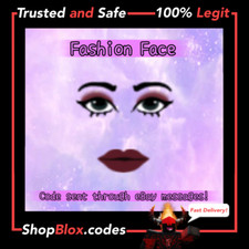 ROBL0X Celebrity Serie 3 Barbie FASHION FACE Giocattolo Codice Inviato tramite Messaggi eBay
