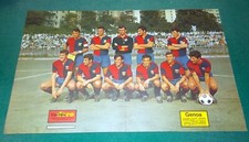 POSTER anni '60 del GENOA allegato al n.20 de Il Pallone d'Oro misure 30 x 47 cm